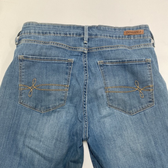 Denizen by Levi’s Modern Slim Boyfriend Cuffed Denim Jeans Light Wash - Picture 7 of 8